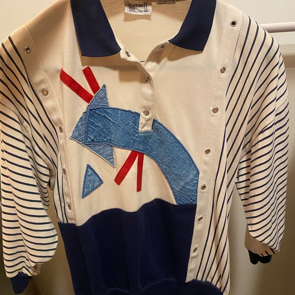 Vintage 1980s does 50s Preppy Shirt